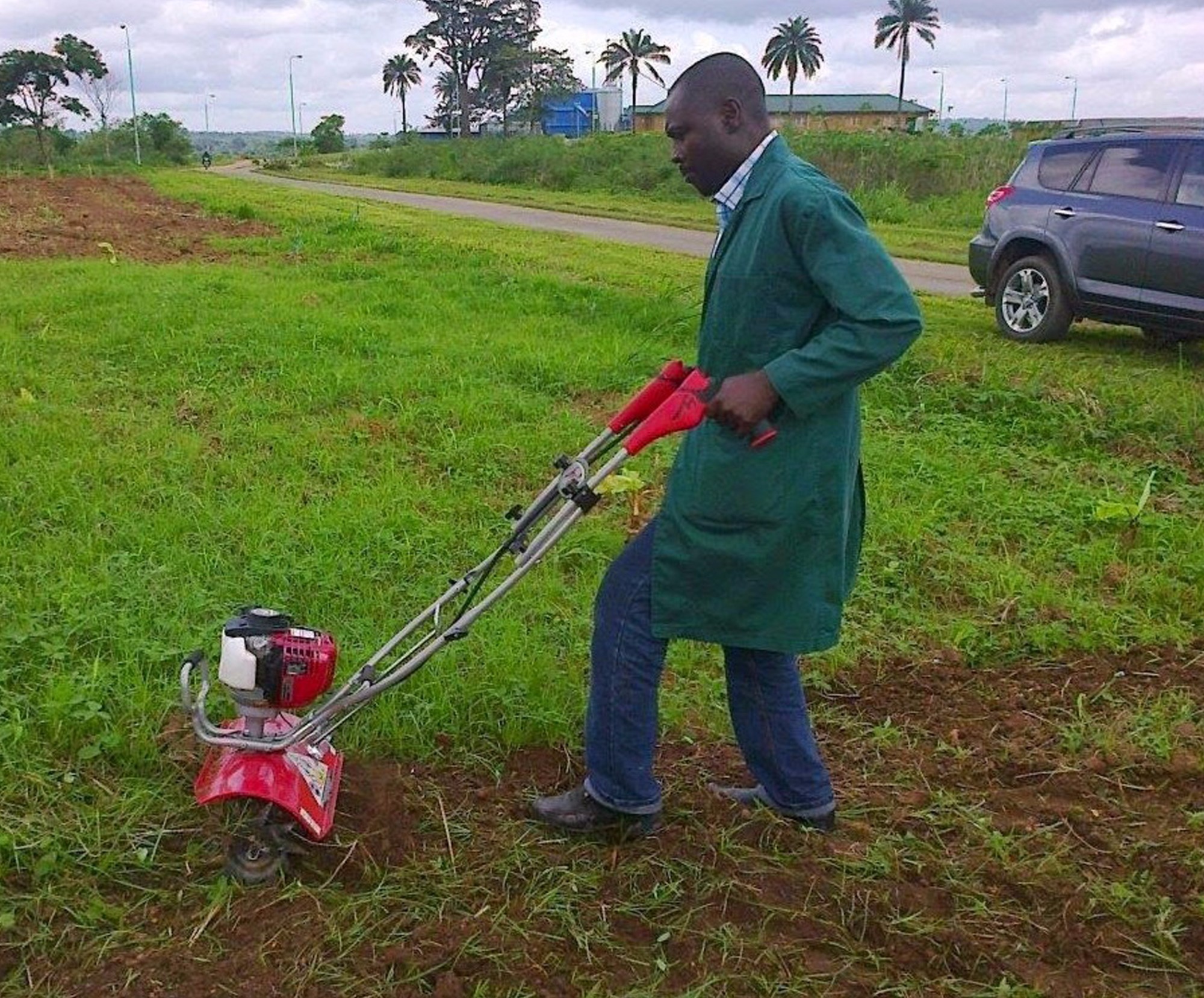 Tanzania customer with mini tiller